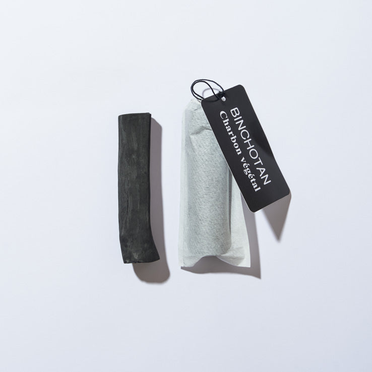 Duo Pureté : Carafe Borosilicate & 1 charbon Binchotan BIO Le Charbon Actif Français