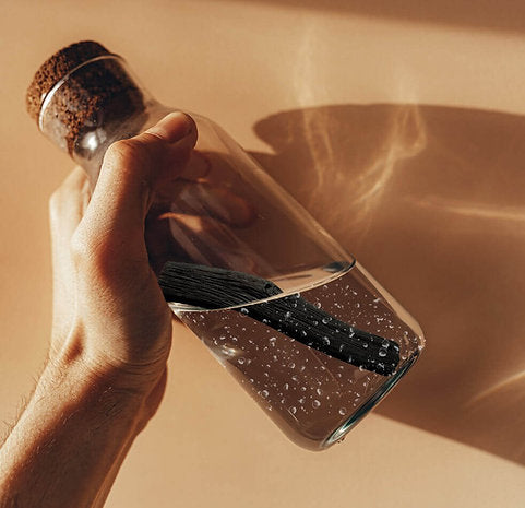 Lot de 3 Charbons Binchotan bio filtre à eau naturel Le Charbon Actif Français