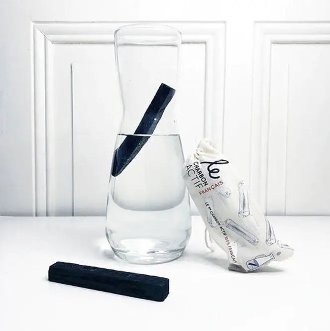 Charbon végétal bâton filtrant français X 2 pour gourde BIJIN